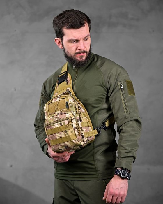 Якість Нагрудна тактична сумка тактическая рюкзак бананка слінг  m tac