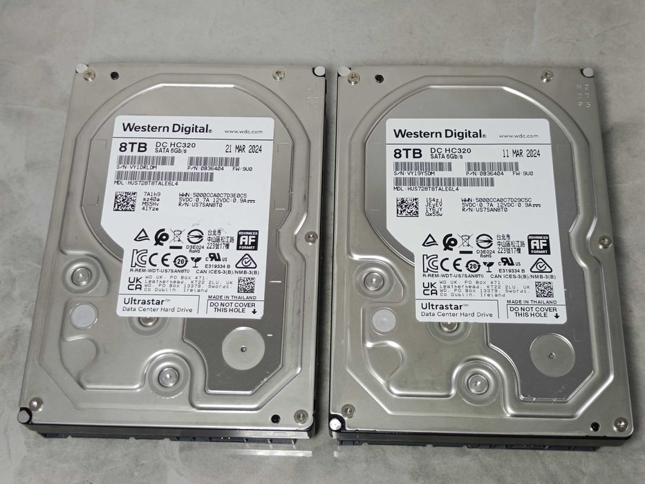 Хард диск HDD Hard WD 8TB DC HC320 7200RPM HUS728T8TALE6L4 2024 РОКУ!