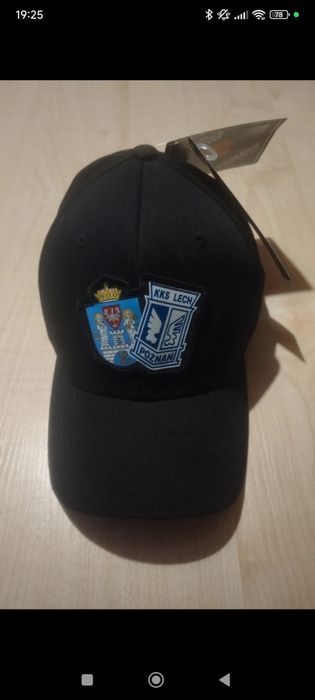 MIASTO ZŁĄ SŁAWĄ OWIANE Full cap czapka z  daszkiem Lech Poznań CZARNA
