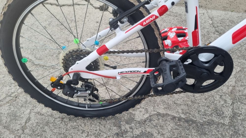 Rower dzieciecy Kross hexagon mini, kola 20cali+kask,bdb