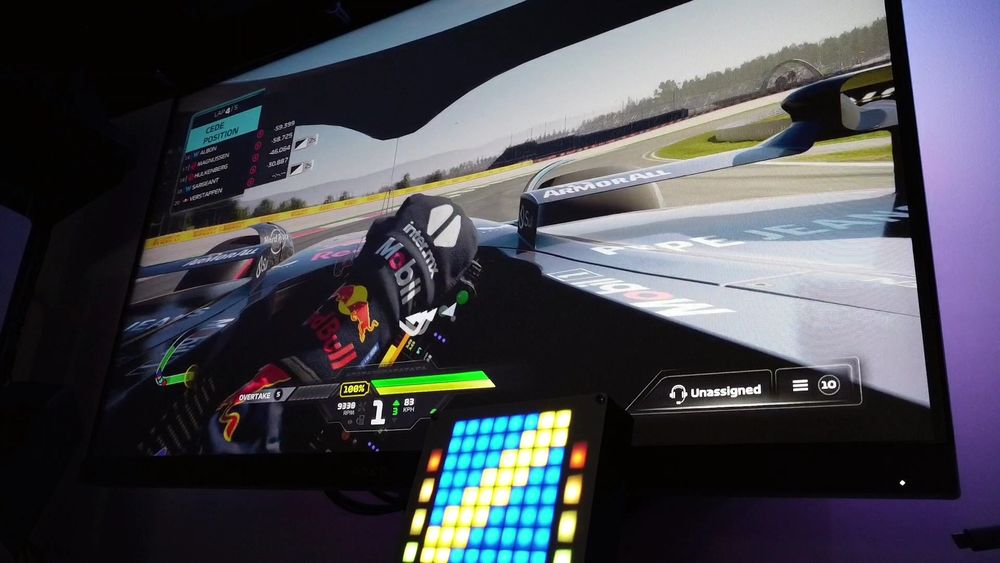 Indicador de mudanças/bandeiras/rotação Simracing