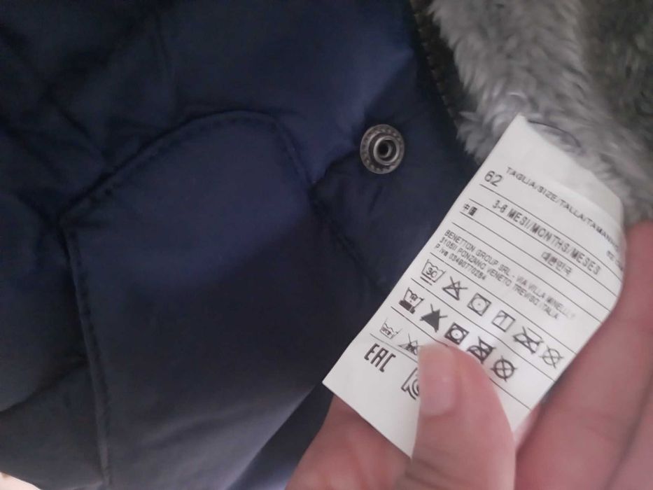 Casaco de inverno benetton