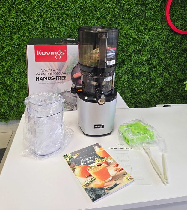 Wyciskarka wolnoobrotowa Kuvings Auto10 srebrna - Kuvings OUTLET