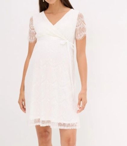 B.P.C sukienka ciążowa ślubna koronkowa 40/42.