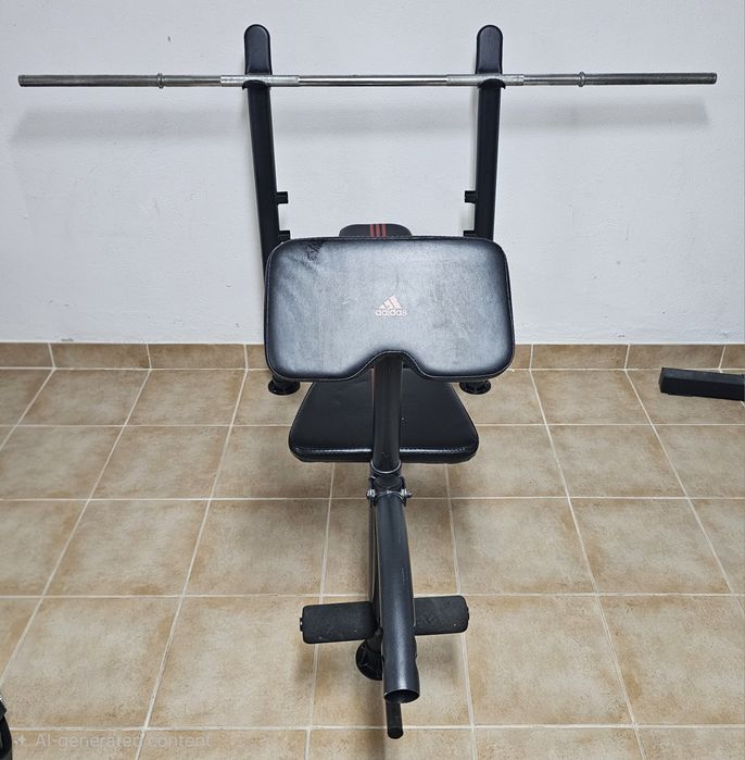 Banco supino musculação Adidas