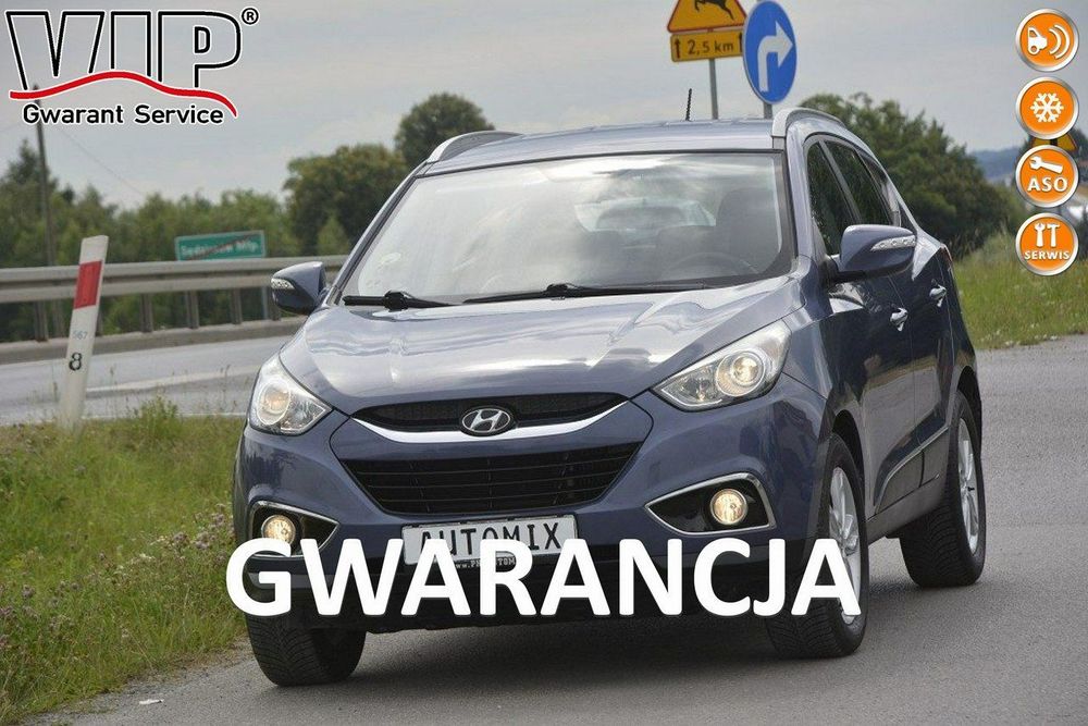 Hyundai ix35 1.7CRDI gwarancja przebiegu po serwisie hak bezwypadkowy klimatyzacja