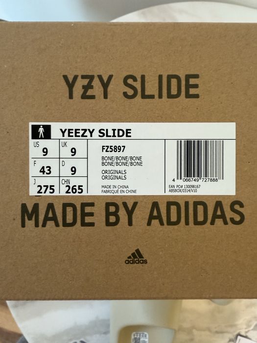Yeezy slide bone 43