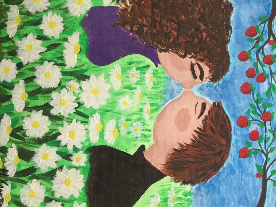 Картина "Моменты нежности"