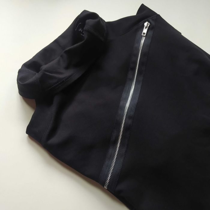 Czarna Bluzka/ Koszulka Wysoki Kołnierz KILLSTAR Long Sleeve Top