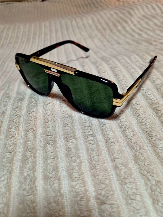 Piękne męskie okulary lub unisex nowość 2026 kwadratowe luksusowe wzór pilot vintage
