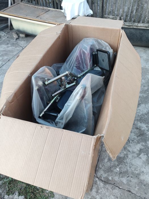 Инвалидное кресло коляска з ручным приводом дорожная ДККС 2-12 Новая