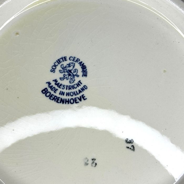 waza Societe Ceramique Maastricht Boerenhoeve holenderska b41104
