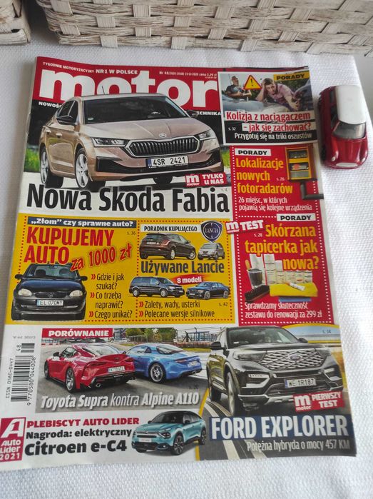 Czasopismo Motor WYSZUKAJ Auto 48/2020 Alpine Lancia Delta Micra Supra