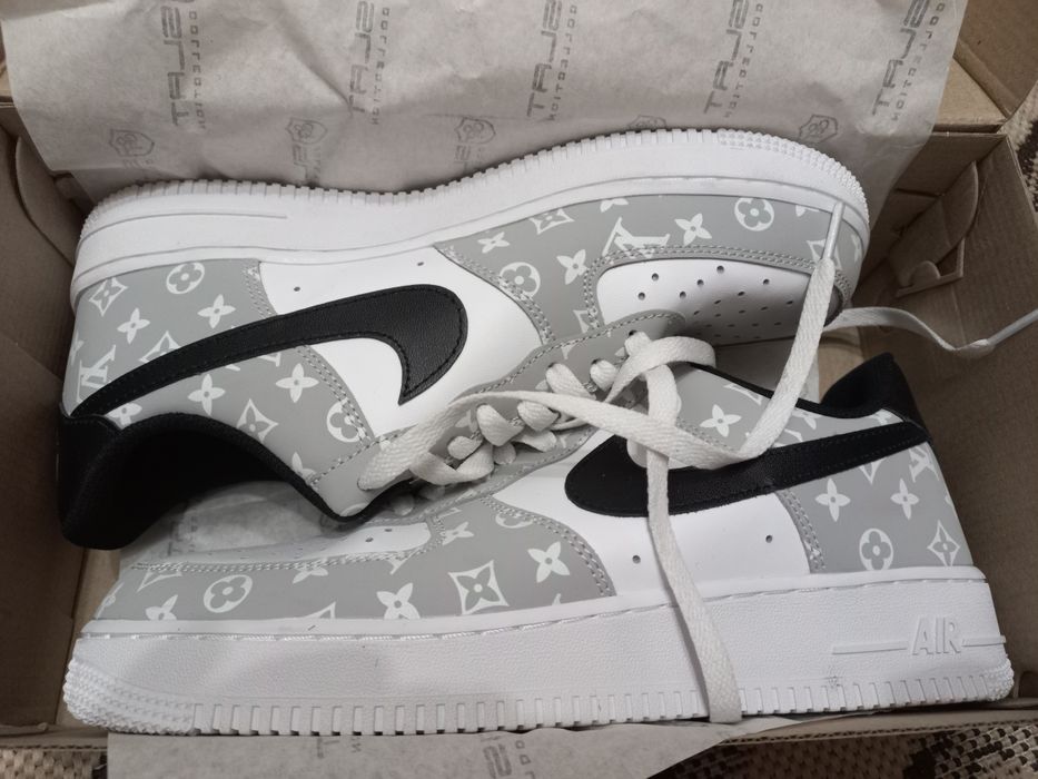 Кросівки Nike air force 1 x Louis Vuitton