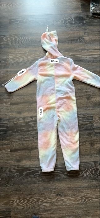Зимова флісова Піжама Єдиноріг H&M 110/116