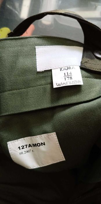 Spodnie Wojskowe KAMA 127/MON WZ93 Pantera R. 114/176 pas 112 +szelki Nowe
