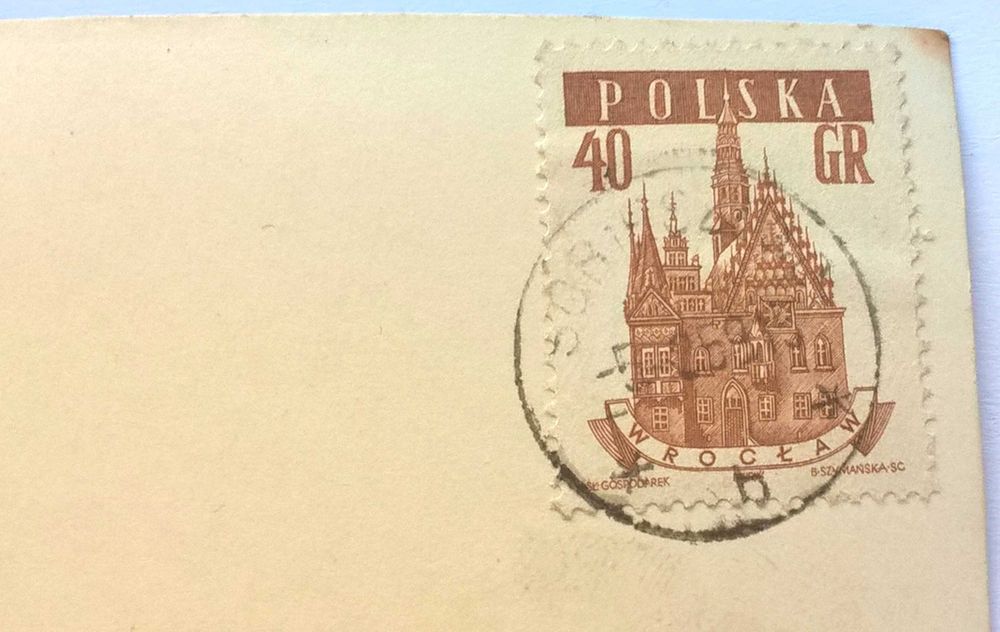 Zdjęcie / pocztówka - Latarnia morska, 1958 r.