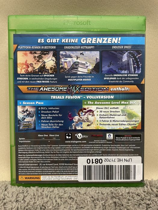 Trials Fusion The Awesome Max Edition na konsolę Xbox One