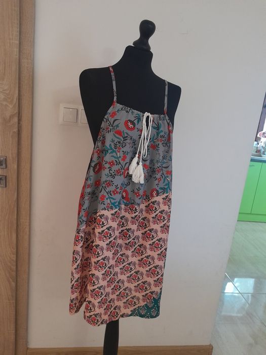 Sukienka tunika narzutka na strój kąpielowy XXL 44