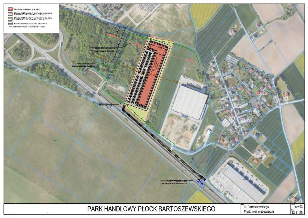 Działka komercyjna Aldi  Carrfour Park Park Handlowy