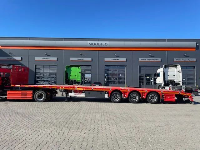 Kassbohrer SPA M Platforma "Telemega" 3 osiowa rozsuwana Mega Kässbohrer