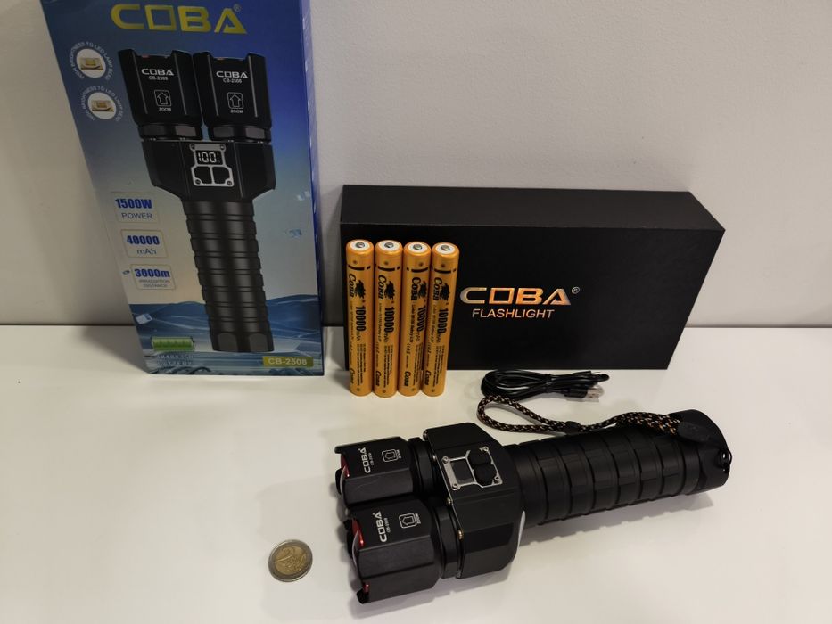 Super Monster Lanterna Dual Led Laser