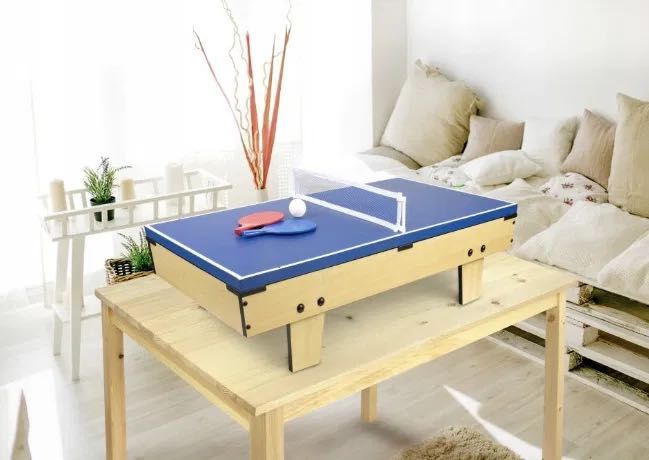 Piłkarzyki tenis stołowy bilard cymbergaj 4w1