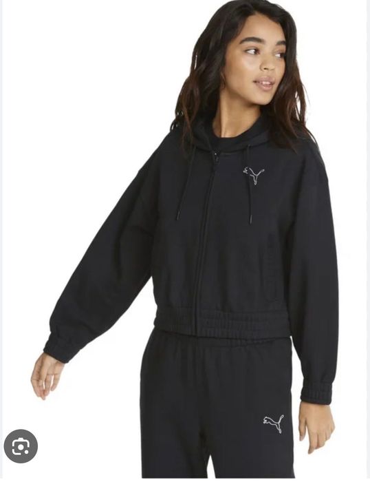 Костюм puma her velour wide women's pants