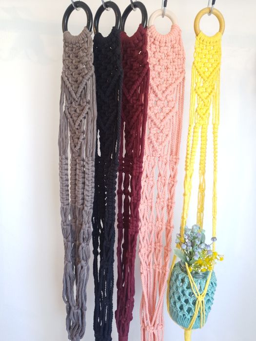 Suporte plantas macramé