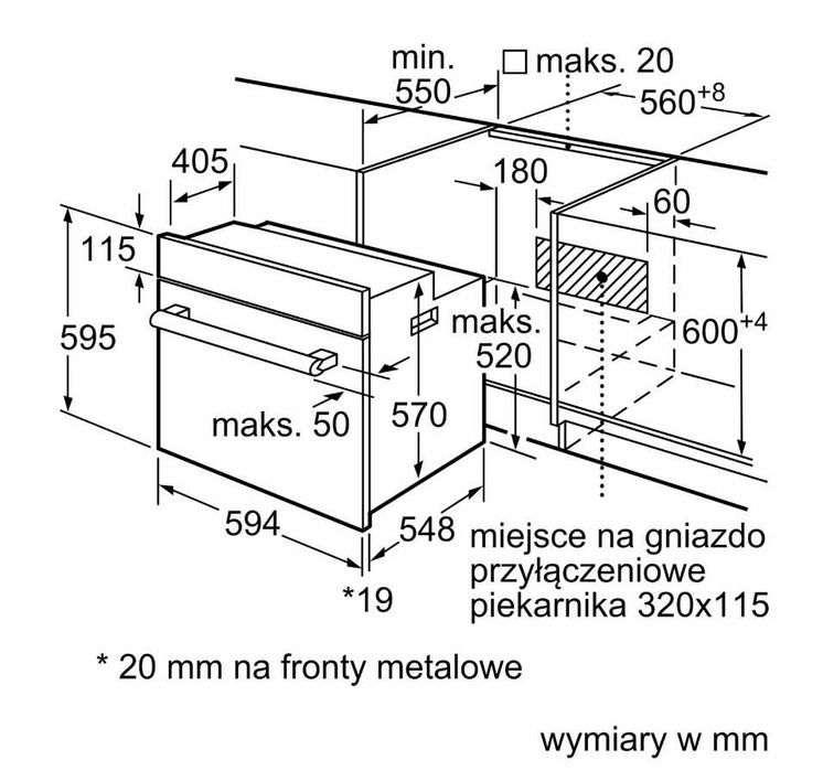 Духовка електрична Bosch HBF114ES0 электроплита шафа шкаф пічка печка