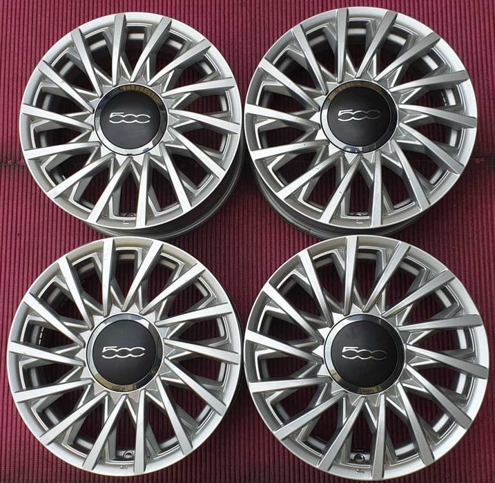 4280-Jantes 15 4x98 Originais Fiat 500