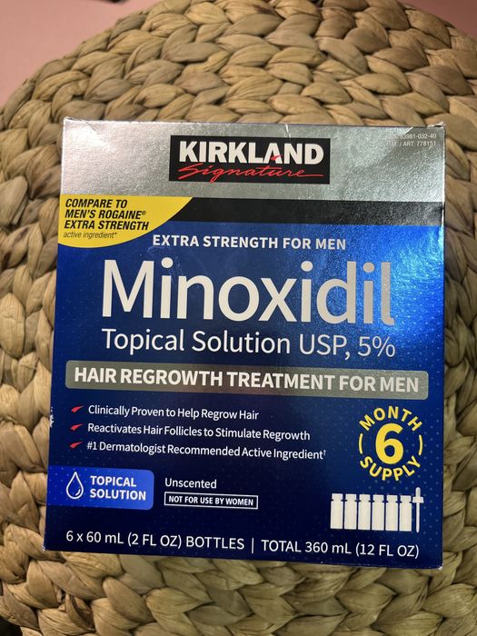 Cresximento barba e cabelo -Minoxidil