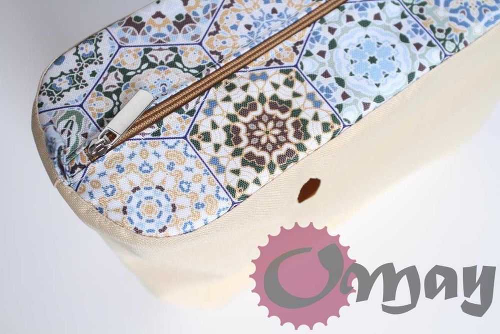 Beżowy organizer do OBAG STANDARD - kafelki biszkoptowe wkład OMAY