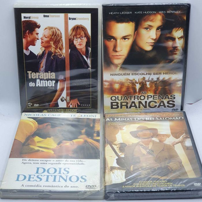 Lote 6/1 - Pack de 18 Filmes Novos e Selados em DVD - Ref.VI