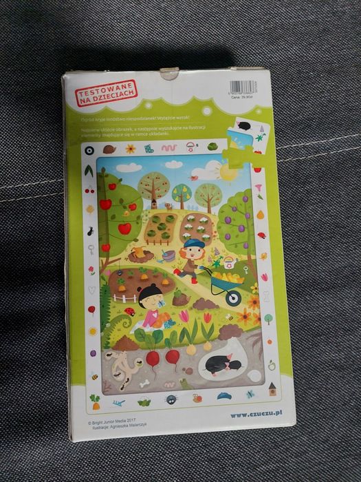 Puzzle ogród CzuCzu 3+ 40 dużych elementóe