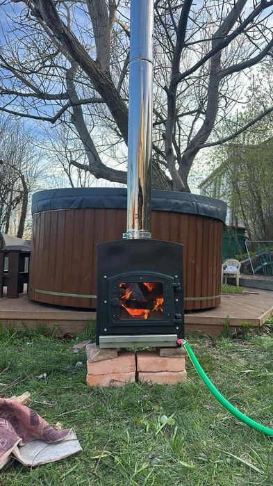 Чан на дровах. Виробник. Джакузі на вулицю.Лазня вдома. Уличне джакузі