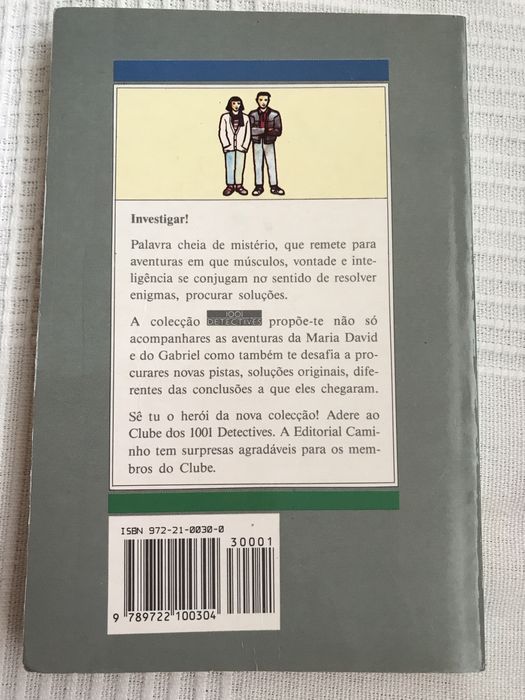 O mistério do falcão azul, edição Caminho (junho 1989)
