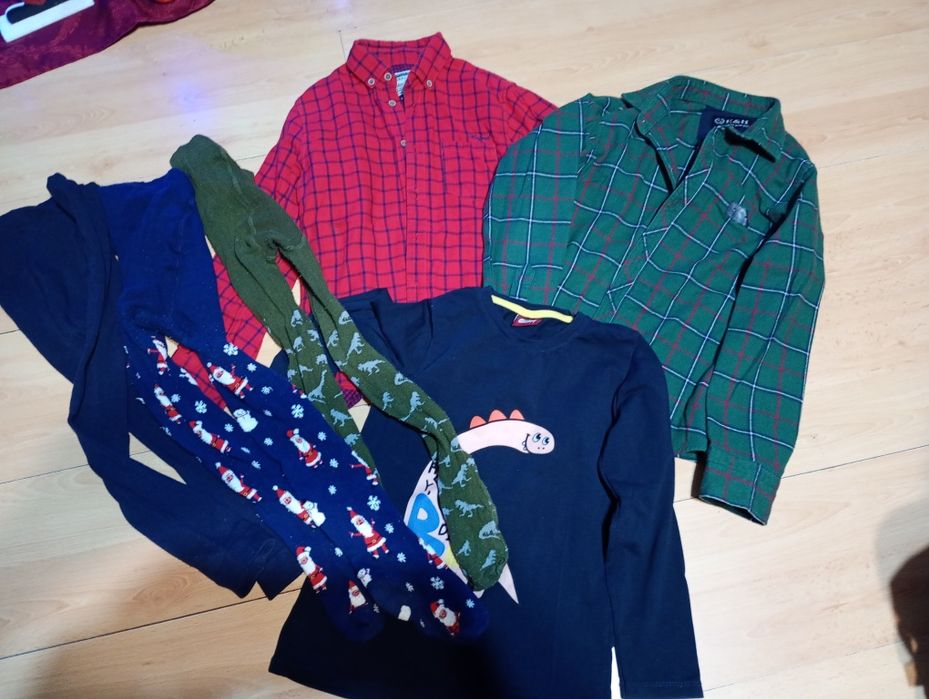 Ubrania chłopięce 128