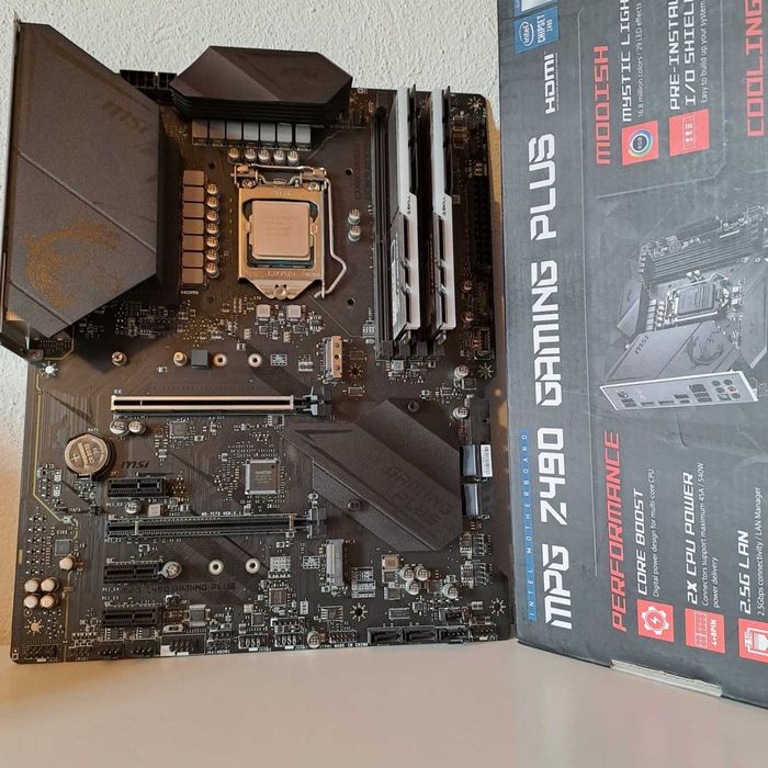 Bundle Intel Core i7-10700K / Board MSI MPG Z490 Gaming Plus64550658334081120