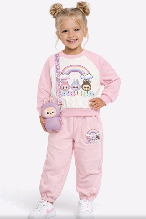 Брендовий костюм лабубу з сумочкою.в розмірах 90. 100 .110 .120