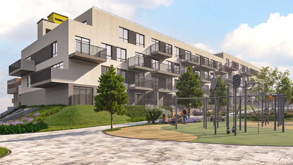 Продаж двокімнатних квартир від 63.22 м² з відкритим балконом