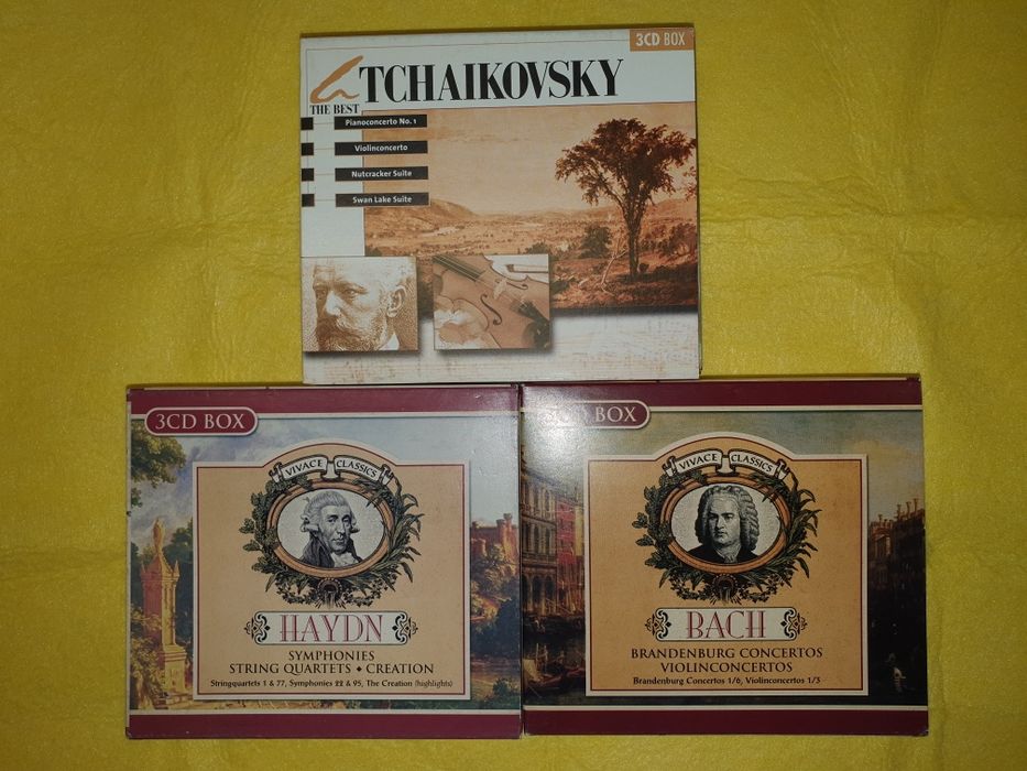 Bach, Haydn, Czajkowski 3x 3plyty