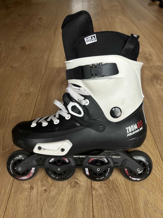 Łyżworolki, Rolki Powerslide Zoom Pro 80, rozmiar 43-44