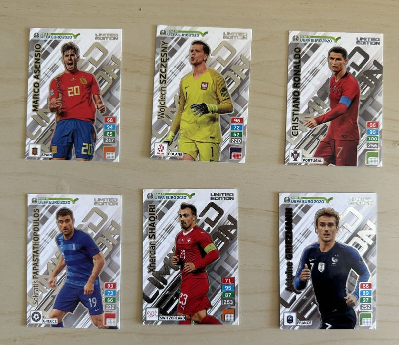 Coleção UEFA EURO 2020-PANINI Adrenalyn XL (preço na descrição)