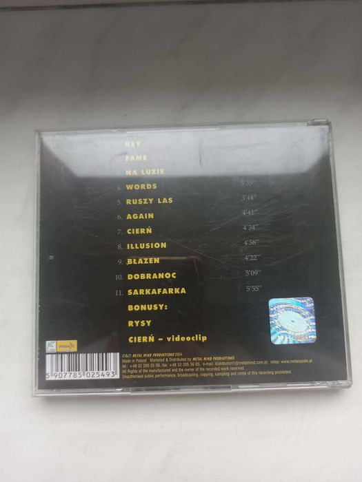 Płyta CD zespołu Illusion album Illusion