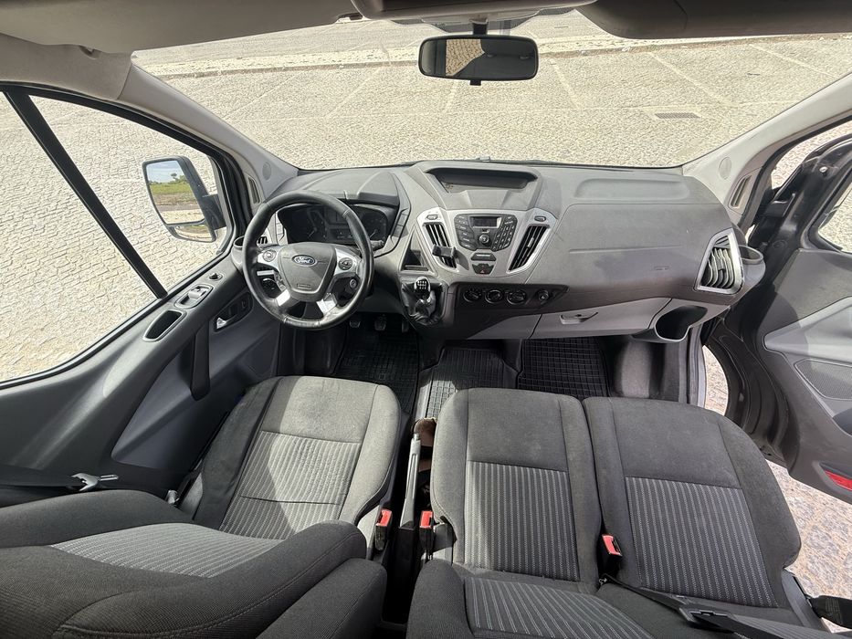 Ford Transit Custom 9 lugares, 2.0 TDCI 2017 - 204.000km, Pintura nova + Pneus novos