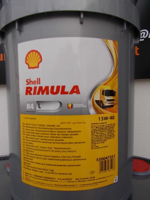 Shell Rimula R4 L  15w-40 ( 20 Lt )