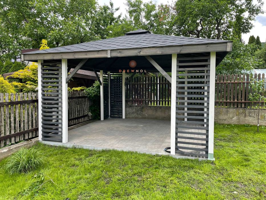 Altana ogrodowa, altanka, altany, wiaty, domek, pergola, drewutnia.