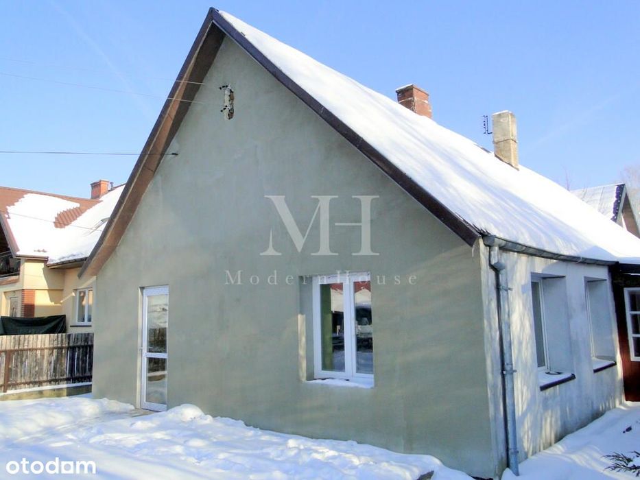 Parterowy dom - 1 km od budynku  MOPR przy ulicu Klepackiej.