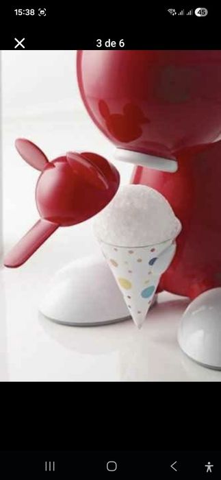 Maquina de fazer  gelados  da Disney  nova sem ser usada mas nao tem caixa